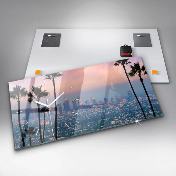 Horizontale Uhr Sonnenuntergang in Los Angeles