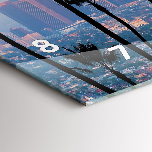 Horizontale Uhr Sonnenuntergang in Los Angeles