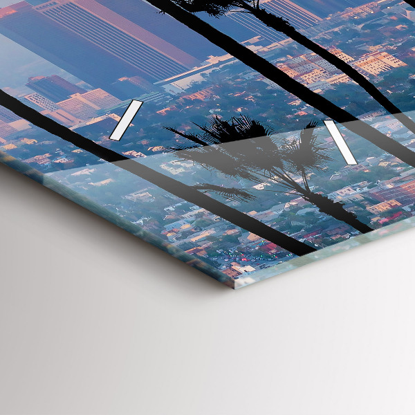 Horizontale Uhr Sonnenuntergang in Los Angeles