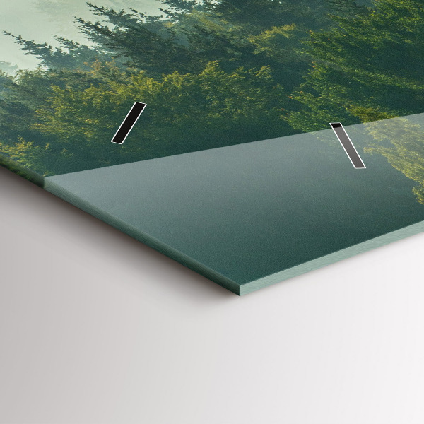 Horizontale Uhr mit motiv Sonnenaufgang Beskids