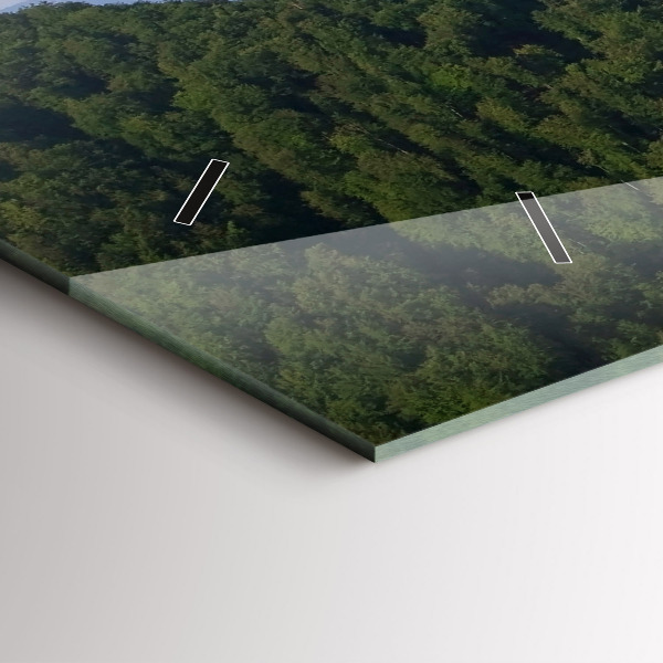 Horizontale Uhr mit motiv Sokolica-Gipfel im Pieniny-Gebirge