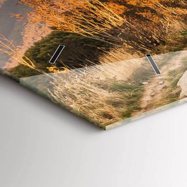 Horizontale Uhr mit motiv Bieszczady-Gebirge