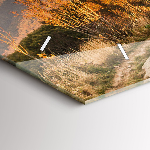 Horizontale Uhr mit motiv Bieszczady-Gebirge