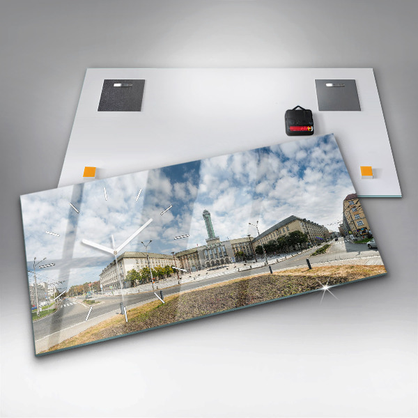 Horizontale Uhr mit motiv Panorama von Ostrava