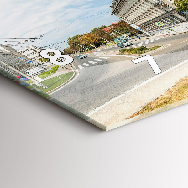 Horizontale Uhr mit motiv Panorama von Ostrava