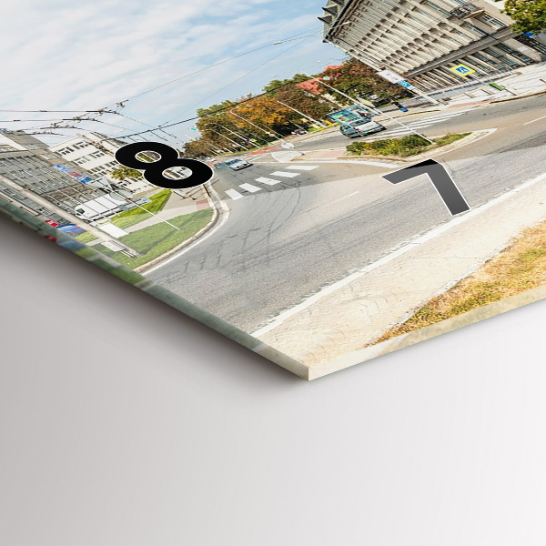 Horizontale Uhr mit motiv Panorama von Ostrava