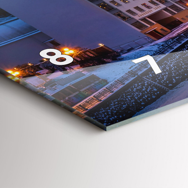 Horizontale Uhr mit motiv Panorama von Pilsen