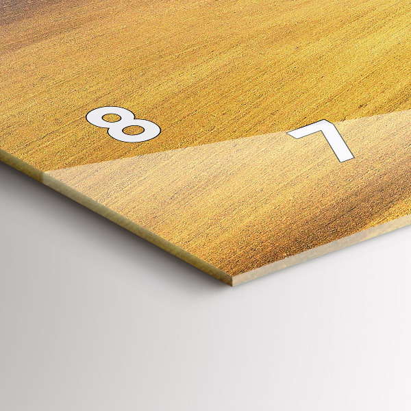 Horizontale Uhr Mähren Ländliche Landschaft