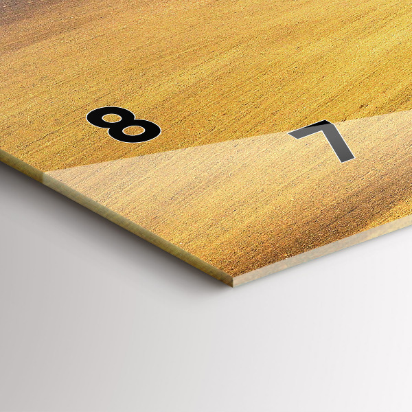 Horizontale Uhr Mähren Ländliche Landschaft