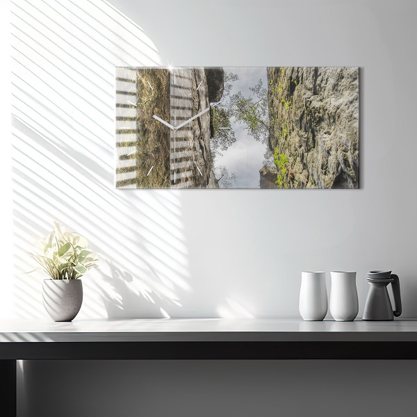 Horizontale Uhr Felsenstadt in der Tschechischen Republik