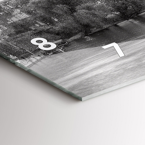 Horizontale Uhr Ansicht der Karlsbrücke Prag