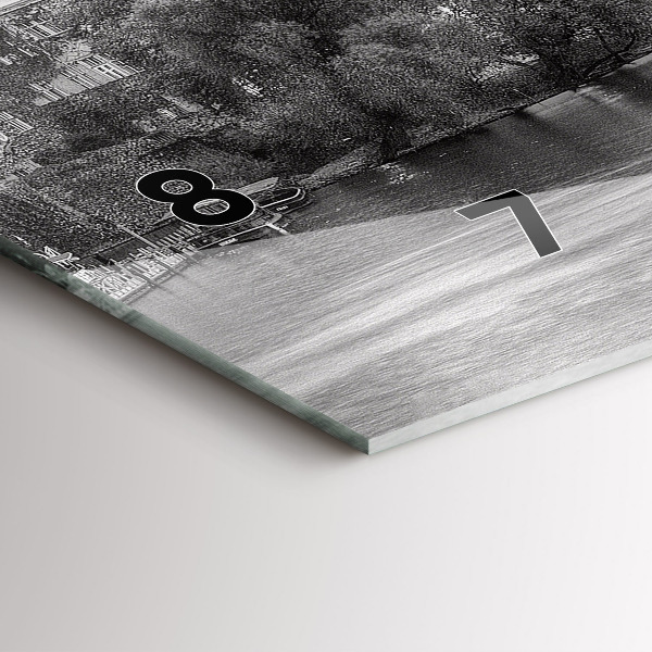 Horizontale Uhr Ansicht der Karlsbrücke Prag