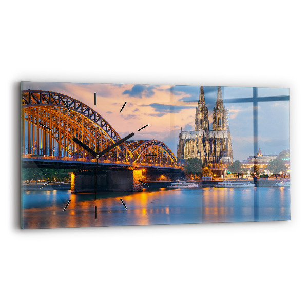 Horizontale Uhr mit motiv Ansicht des Rathauses