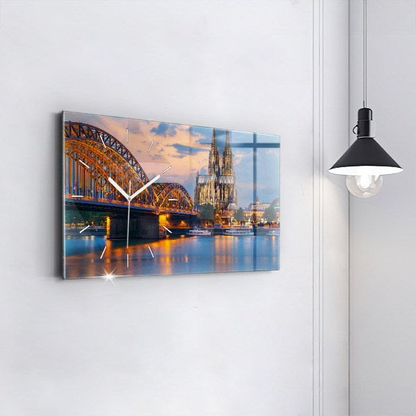 Horizontale Uhr mit motiv Ansicht des Rathauses