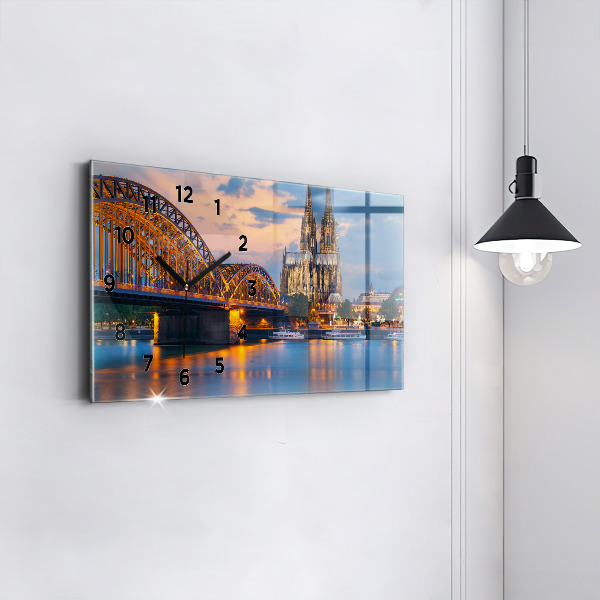 Horizontale Uhr mit motiv Ansicht des Rathauses