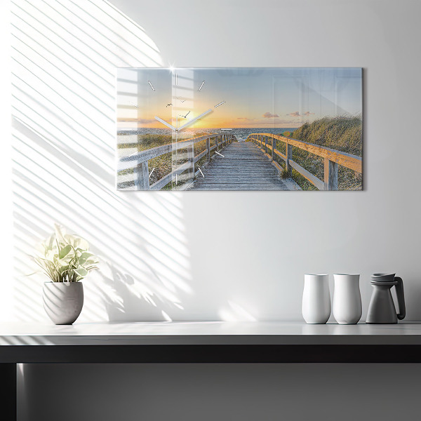 Horizontale Uhr Strandurlaub