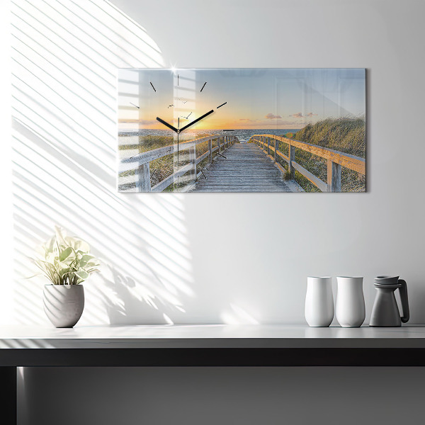 Horizontale Uhr Strandurlaub