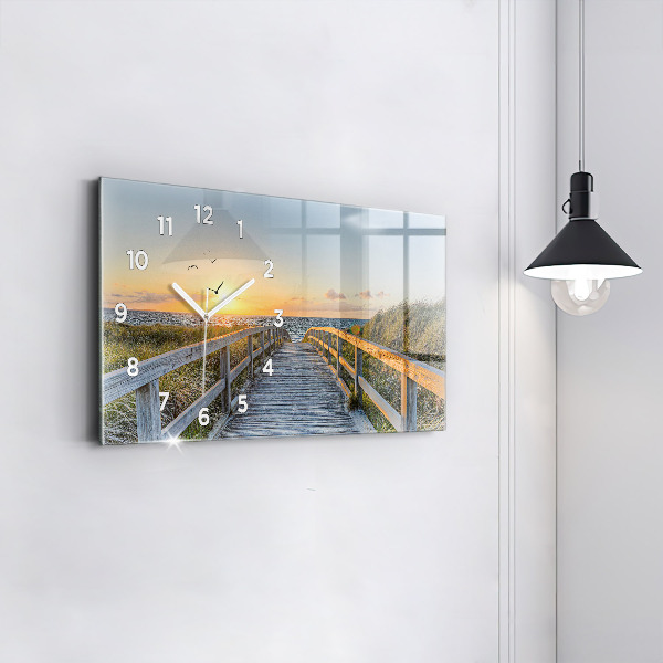 Horizontale Uhr Strandurlaub