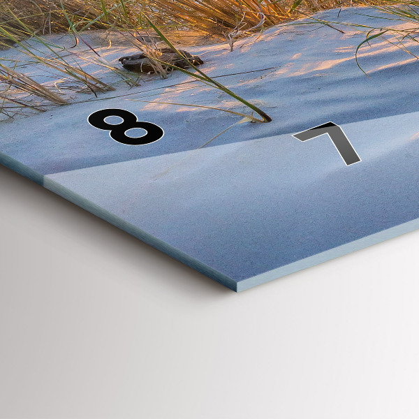 Horizontale Uhr mit motiv Sonnenuntergang über dem Meer