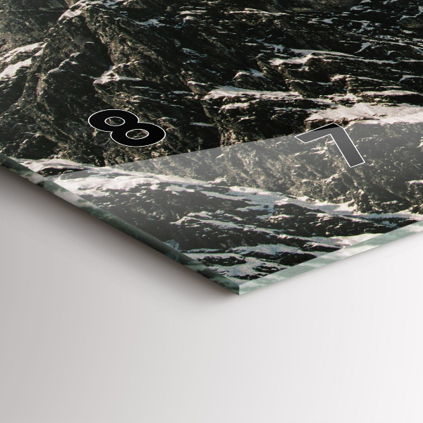 Horizontale Uhr Watzmann Berge