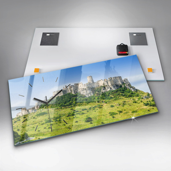 Horizontale Uhr Zipser Burg in der Slowakei