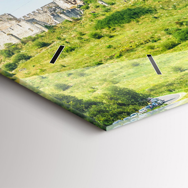 Horizontale Uhr Zipser Burg in der Slowakei