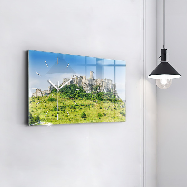 Horizontale Uhr Zipser Burg in der Slowakei