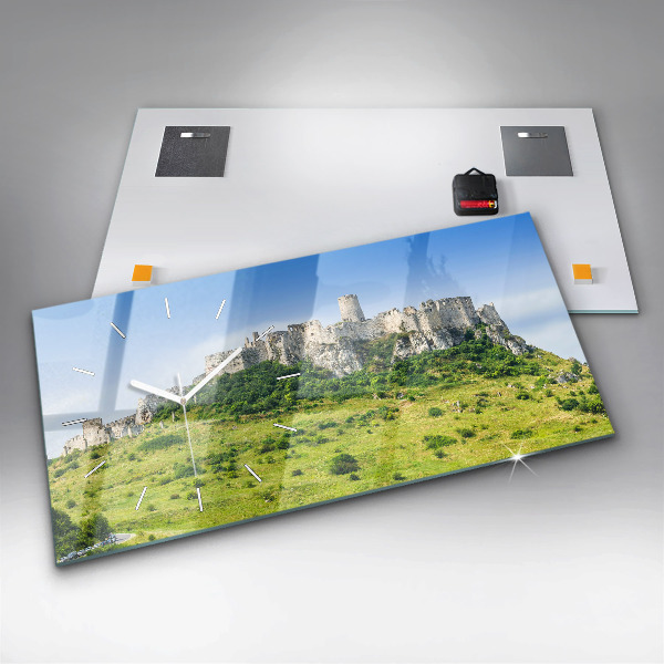 Horizontale Uhr Zipser Burg in der Slowakei