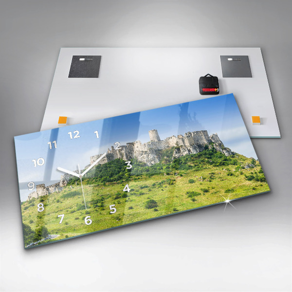 Horizontale Uhr Zipser Burg in der Slowakei