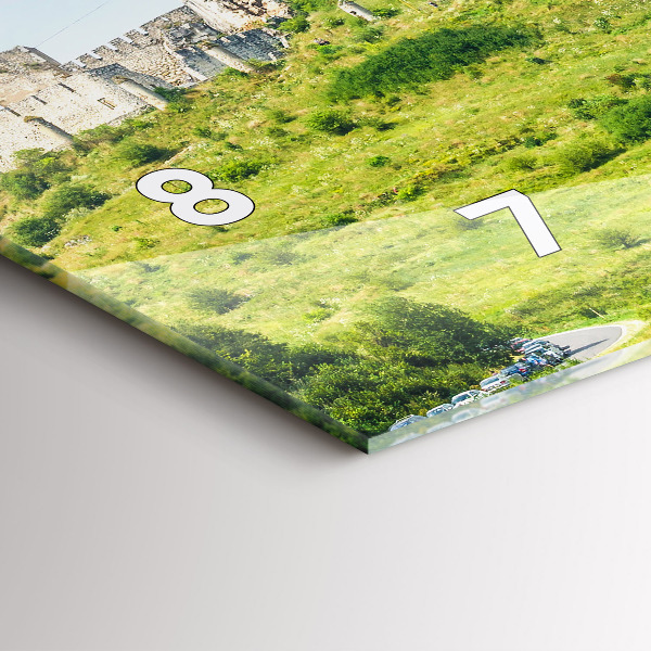 Horizontale Uhr Zipser Burg in der Slowakei