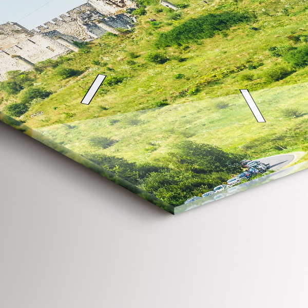 Horizontale Uhr Zipser Burg in der Slowakei