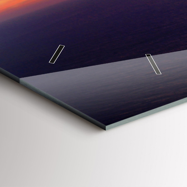 Horizontale Uhr mit motiv Stein-Kopf