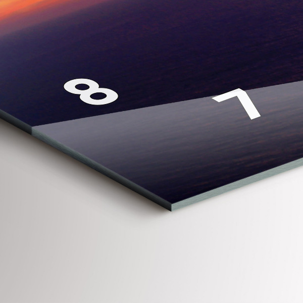 Horizontale Uhr mit motiv Stein-Kopf