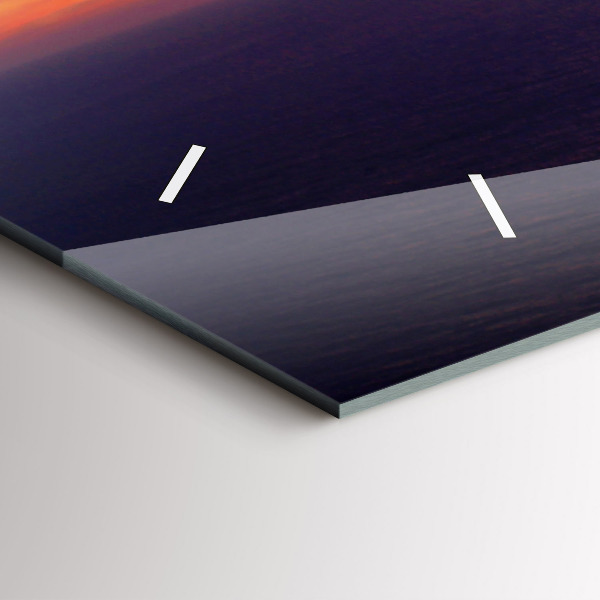 Horizontale Uhr mit motiv Stein-Kopf