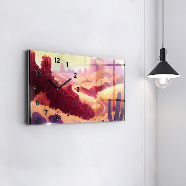 Horizontale Uhr Illustration der Wüste von Arizona