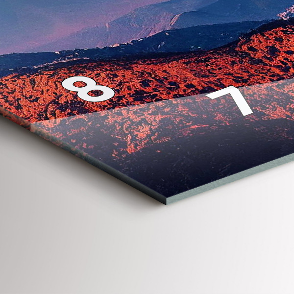 Horizontale Uhr Berge in San Antonio USA