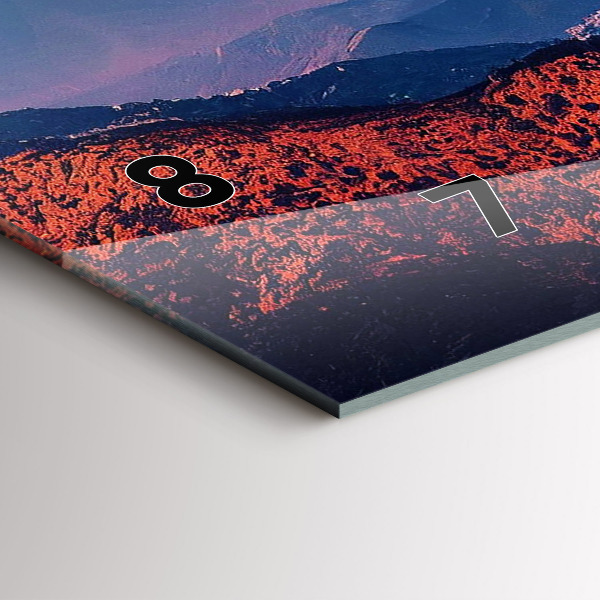 Horizontale Uhr Berge in San Antonio USA