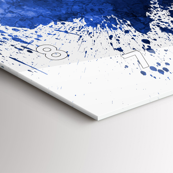 Horizontale Uhr San Antonio Aquarell