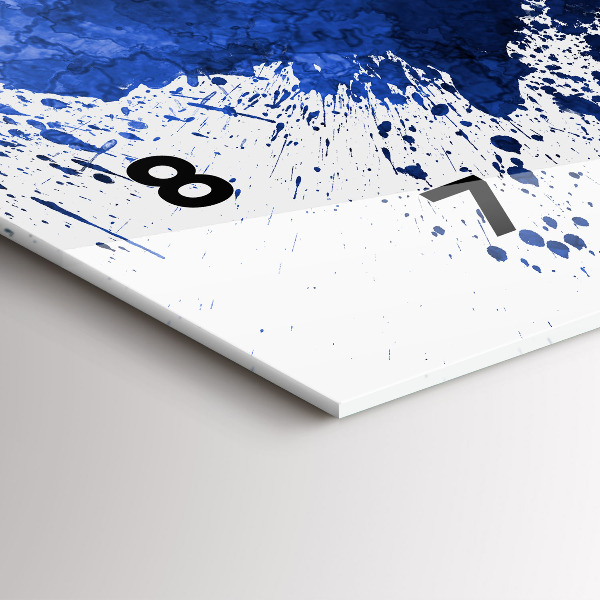 Horizontale Uhr San Antonio Aquarell