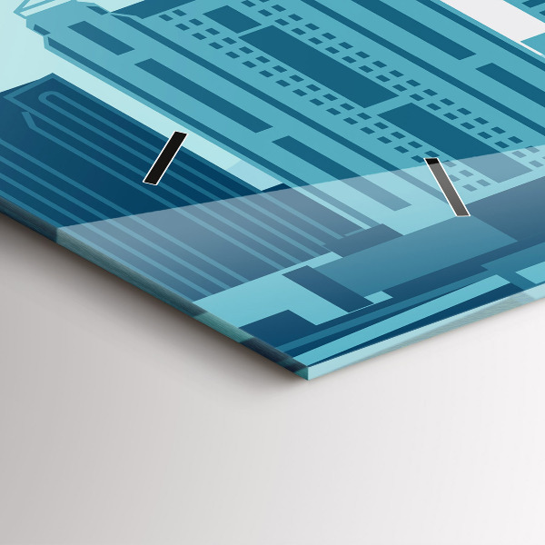 Horizontale Uhr Architektur in den USA