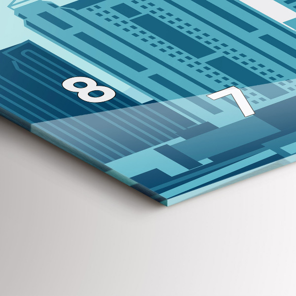 Horizontale Uhr Architektur in den USA