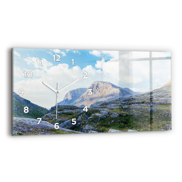 Horizontale Uhr mit motiv Felsige Landschaft