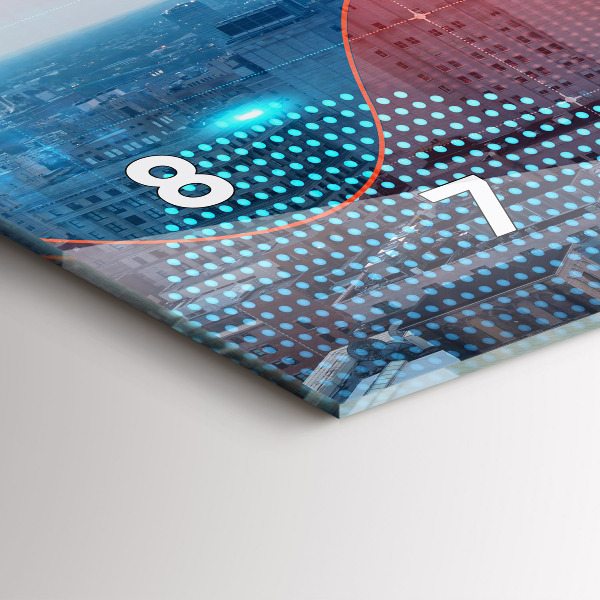 Horizontale Uhr Wolkenkratzer in Philadelphia