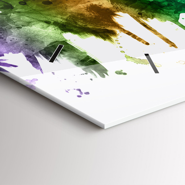 Horizontale Uhr Bunte Philadelphia