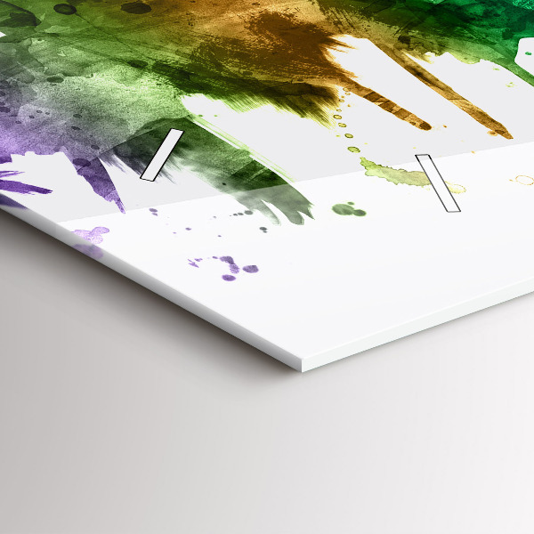 Horizontale Uhr Bunte Philadelphia