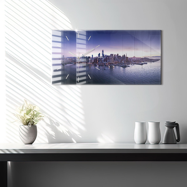 Horizontale Uhr mit motiv Ansicht von San Francisco