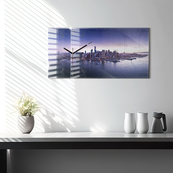 Horizontale Uhr mit motiv Ansicht von San Francisco