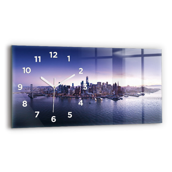 Horizontale Uhr mit motiv Ansicht von San Francisco