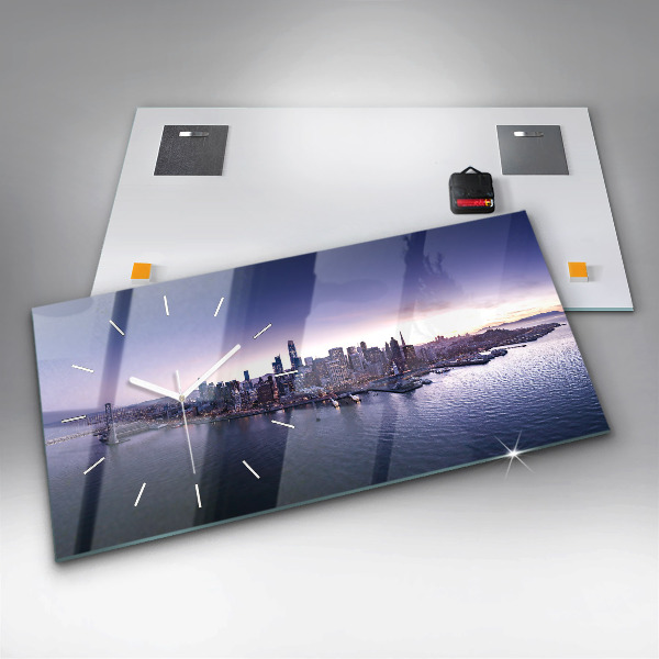 Horizontale Uhr mit motiv Ansicht von San Francisco