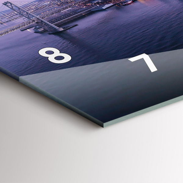 Horizontale Uhr mit motiv Ansicht von San Francisco